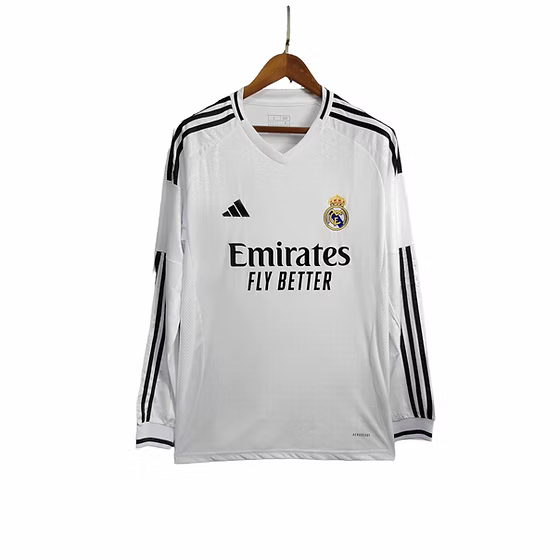 Real Madrid LS Home Shirt 2024/2025 - Retro Shirt Stories