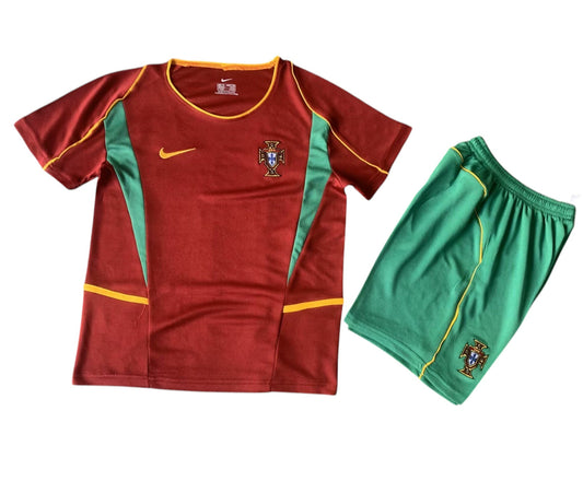 Retro Portugal Home Kids Kit 2002 - Retro Shirt Stories