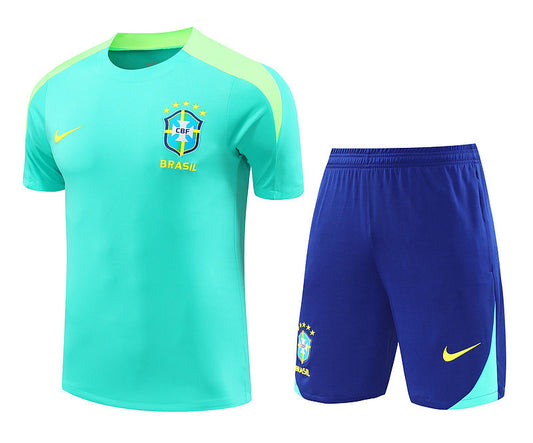 Brazil 2024/2025 Training Kit Green - Retro Shirt Stories