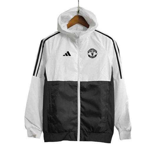 Manchester United 2024/2025 Windbreaker Jacket White - Retro Shirt Stories