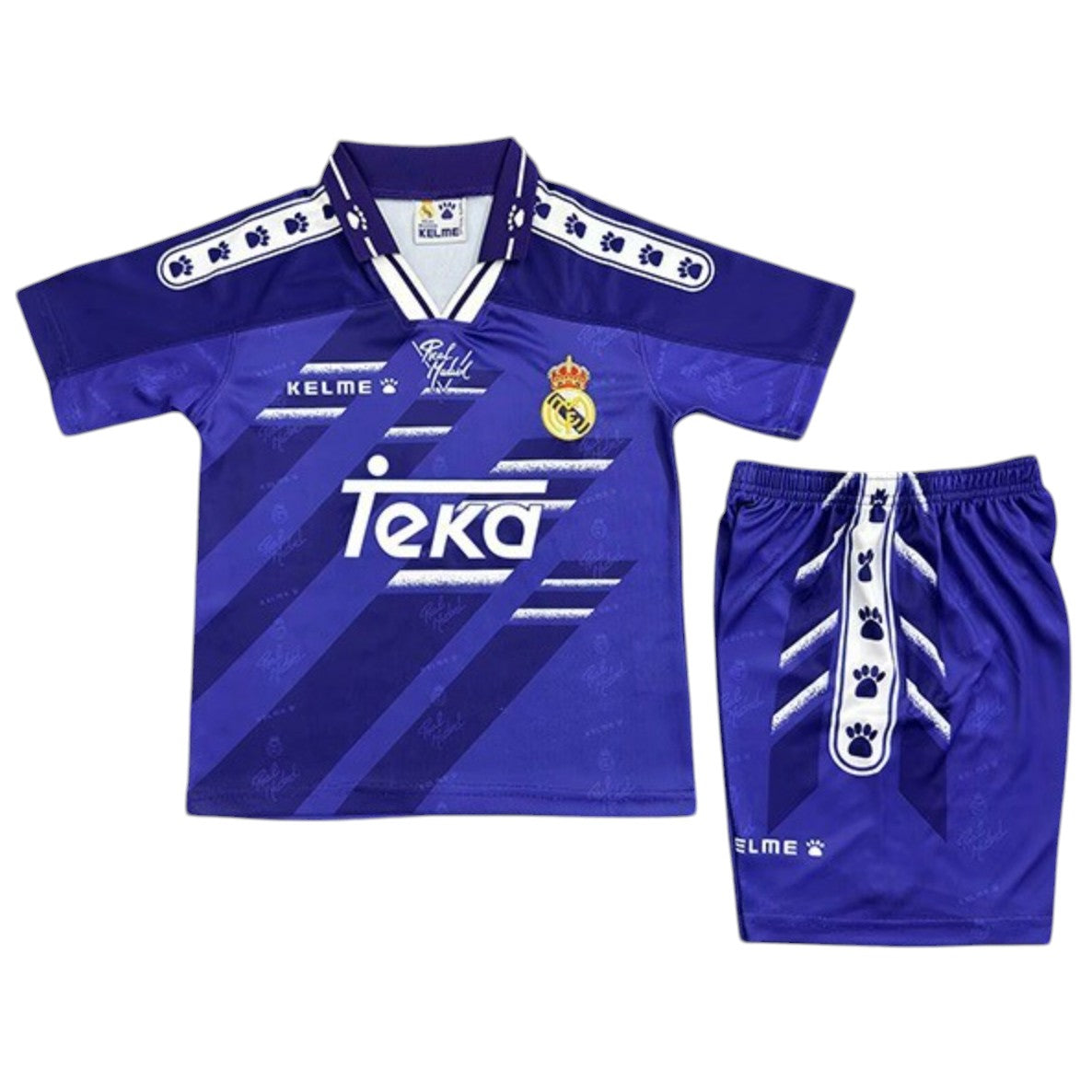 Retro Real Madrid Away Kids Kit 1994/1996 - Retro Shirt Stories