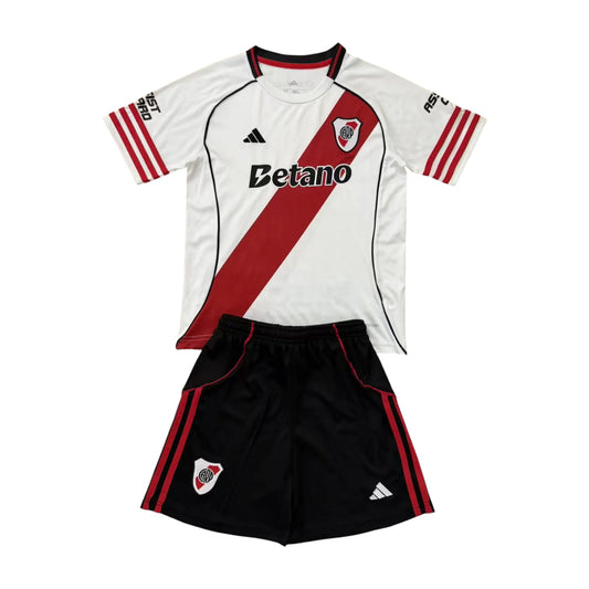 River Plate Home Kids Kit 2025/2026 - Retro Shirt Stories
