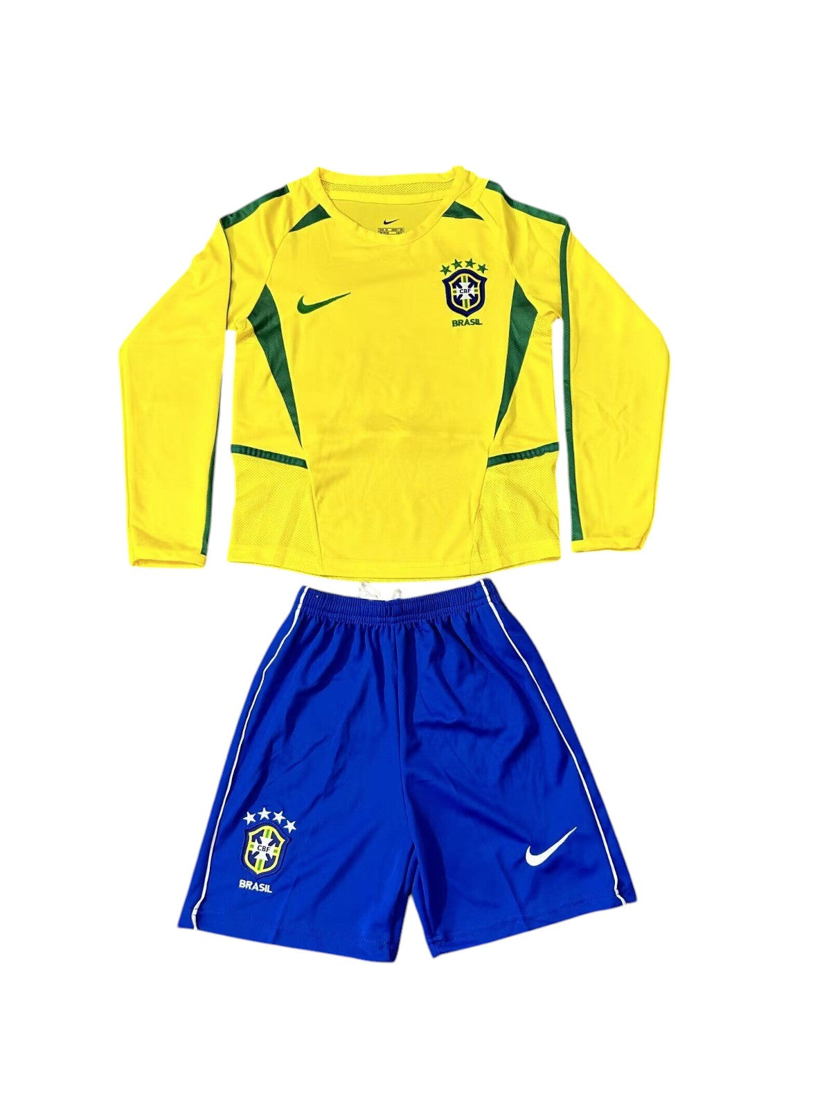 Retro Brazil LS Home Kids Kit 2002 - Retro Shirt Stories