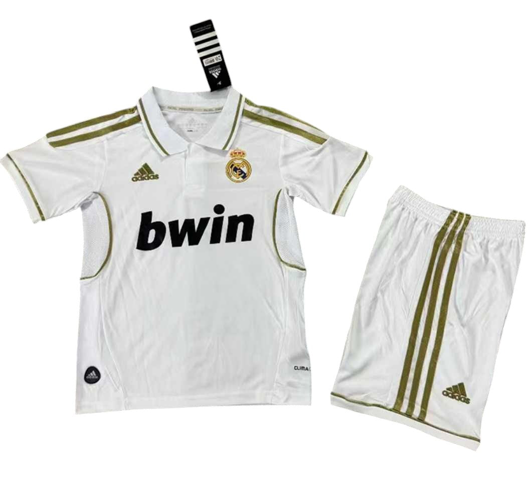 Retro Real Madrid Home Kids Kit 2011/2012 - Retro Shirt Stories