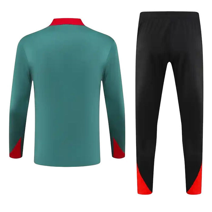 Liverpool Long Sleeve 2024/2025 Training Kit Green - Retro Shirt Stories