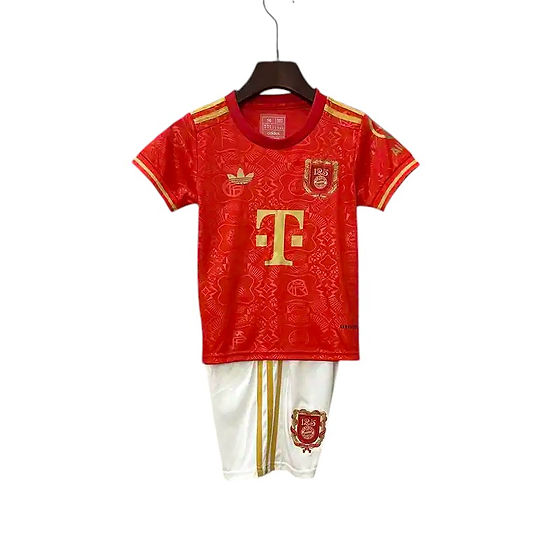 Bayern Munich Home Kids Kit 125th Anniversary Edition - Retro Shirt Stories