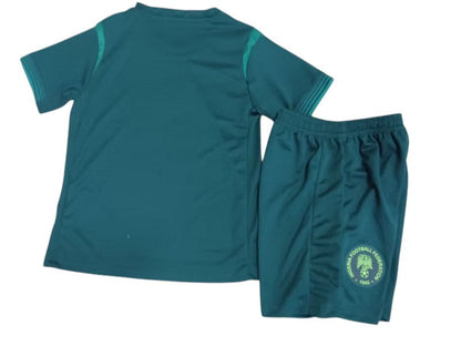 Nigeria Away Kids Kit 2025 - Retro Shirt Stories