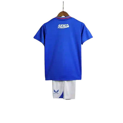 Rangers Home Kids Kit 2023/2024 - Retro Shirt Stories