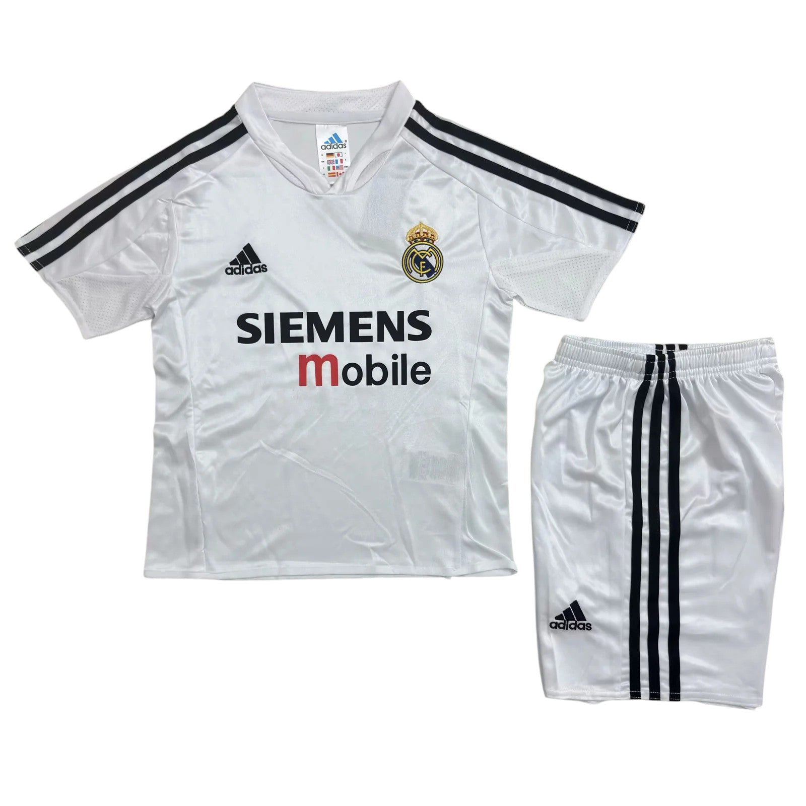 Retro Real Madrid Home Kids Kit 2004/2005 - Retro Shirt Stories