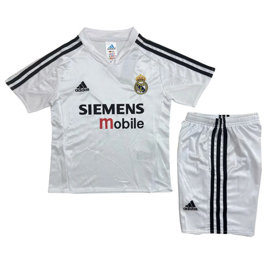 Retro Real Madrid Home Kids Kit 2004/2005 - Retro Shirt Stories