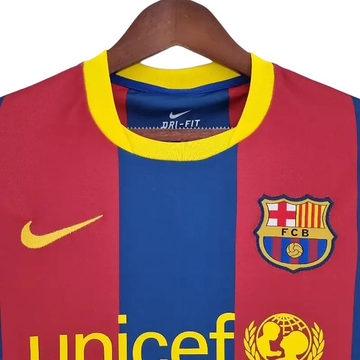 Retro Barcelona LS Home Shirt 2010/2011 - Retro Shirt Stories