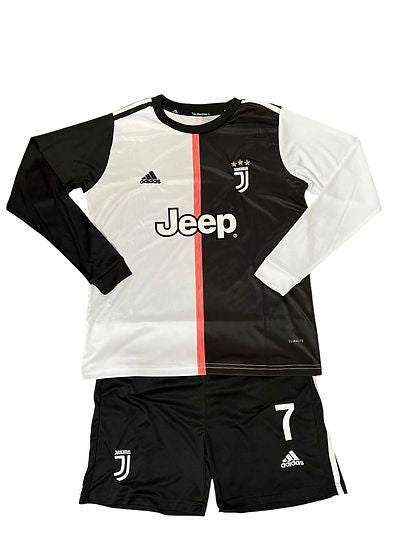 Juventus LS Home Kids Kit 2019/2020 - Retro Shirt Stories