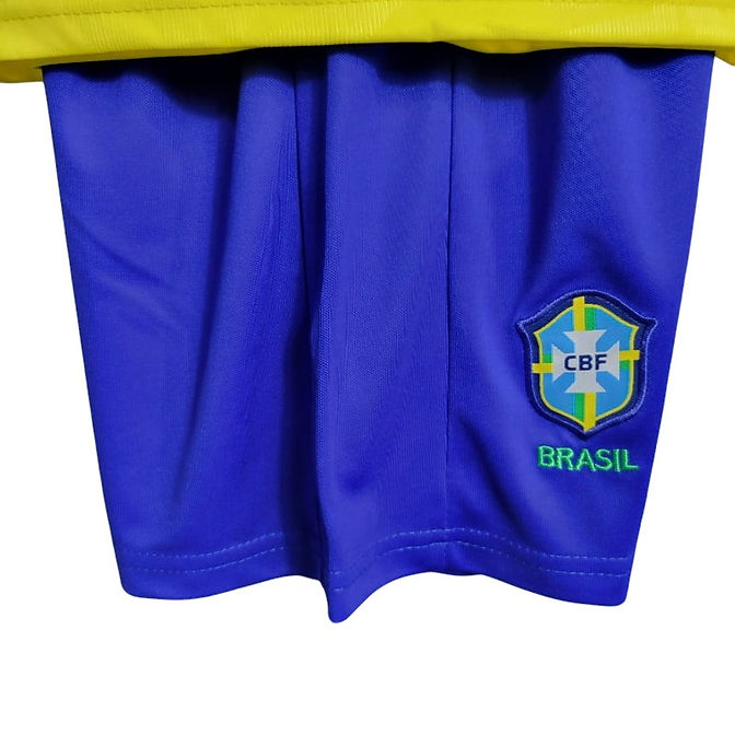 Brazil Home Kids Kit 2023 - Retro Shirt Stories