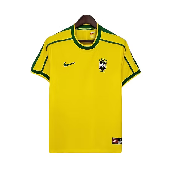 Retro Brazil Home Shirt 1998 - Retro Shirt Stories