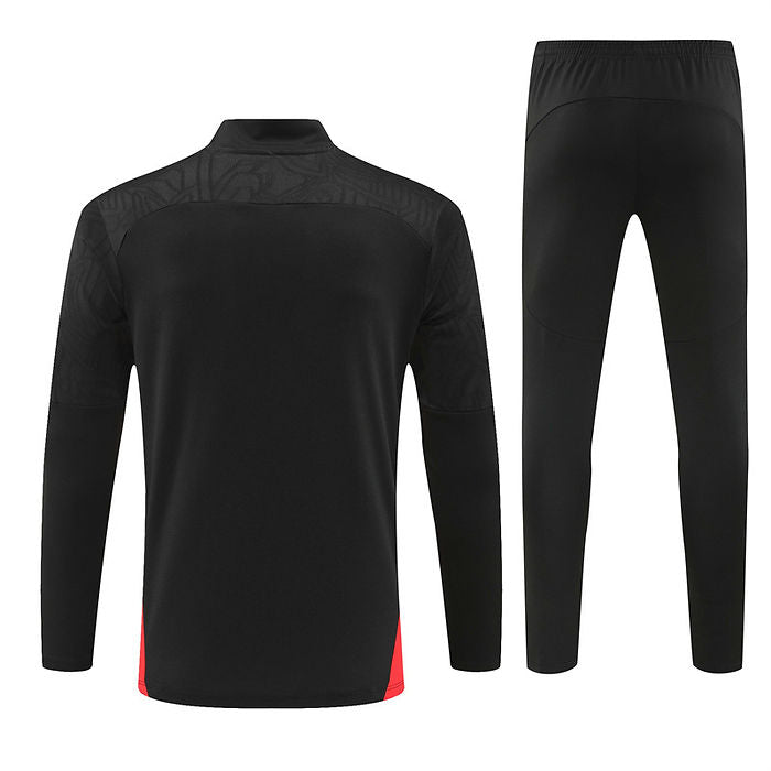 AC Milan Half Zip 2024/2025 Training Kit Black - Retro Shirt Stories