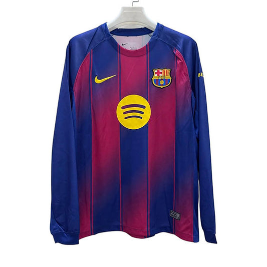 Barcelona LS Home Shirt 2025/2026 - Retro Shirt Stories