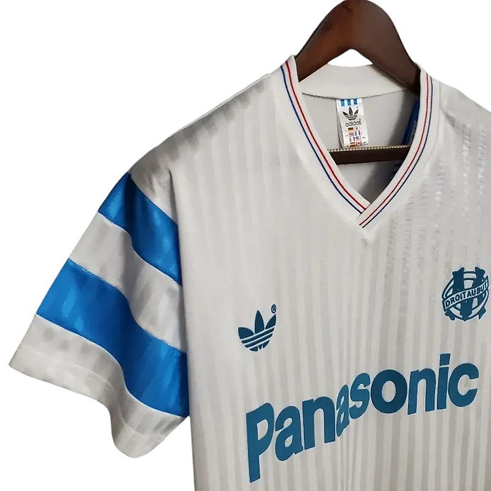 Retro Marseille Home Shirt 1990/1991 - Retro Shirt Stories