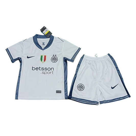 Inter Milan Away Kids Kit 2024/2025 - Retro Shirt Stories