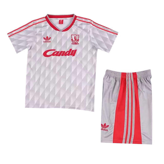 Retro Liverpool Away Kids Kit 1989/1991 - Retro Shirt Stories