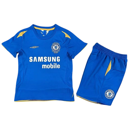 Retro Chelsea Home Kids Kit 2005/2006 - Retro Shirt Stories