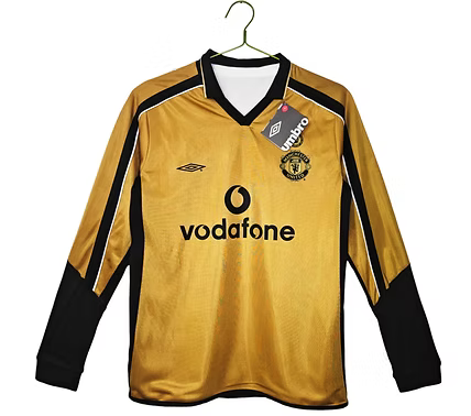 Retro Manchester United LS Away Shirt 2001/2002 - Retro Shirt Stories