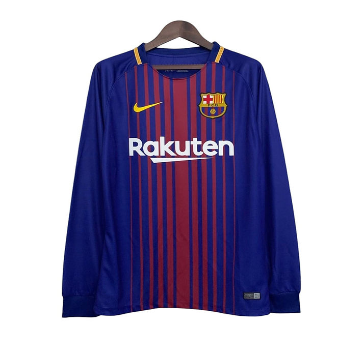 Retro Barcelona LS Home Shirt 2017/2018 - Retro Shirt Stories