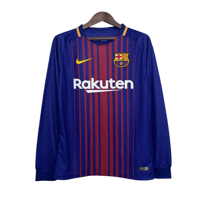 Retro Barcelona LS Home Shirt 2017/2018 - Retro Shirt Stories