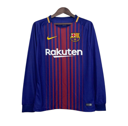 Retro Barcelona LS Home Shirt 2017/2018 - Retro Shirt Stories