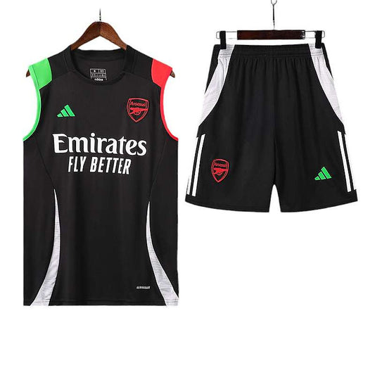Arsenal 2024/2025 Training Vest Kit Black - Retro Shirt Stories