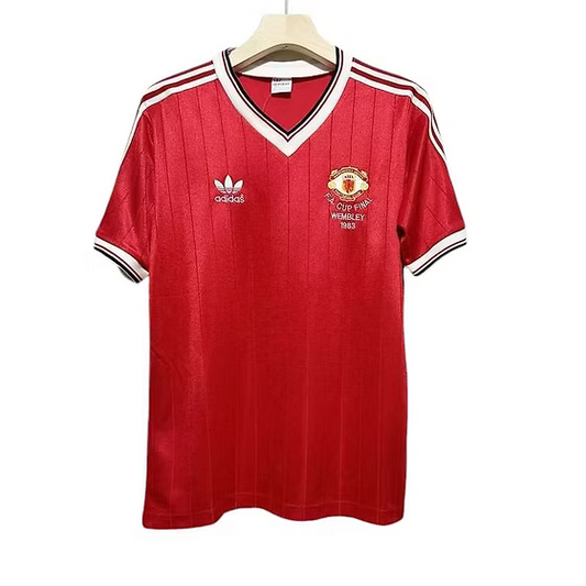 Retro Manchester United Home Shirt 1983 FA Cup Final - Retro Shirt Stories