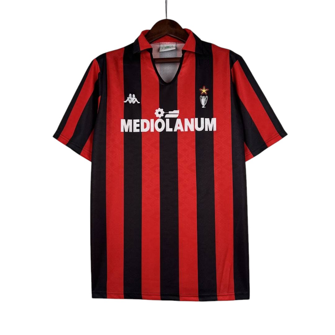 Retro AC Milan Home Shirt 1989/1990 - Retro Shirt Stories