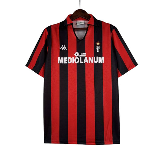 Retro AC Milan Home Shirt 1989/1990 - Retro Shirt Stories