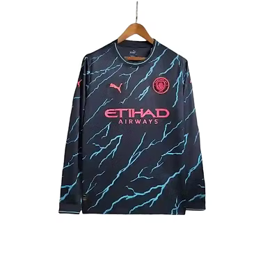 Manchester City LS 3rd Shirt 2023/2024 - Retro Shirt Stories
