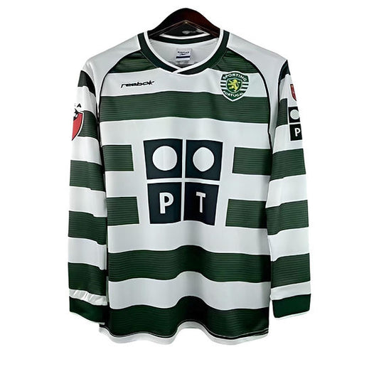 Retro Sporting Lisbon LS Home Shirt 2001/2003 - Retro Shirt Stories