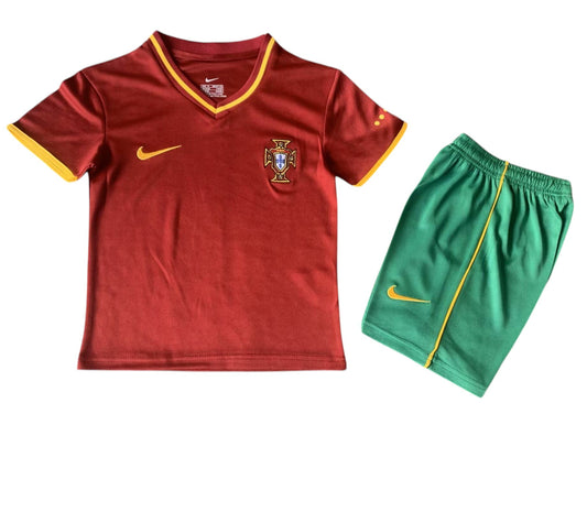 Retro Portugal Home Kids Kit 2000 - Retro Shirt Stories
