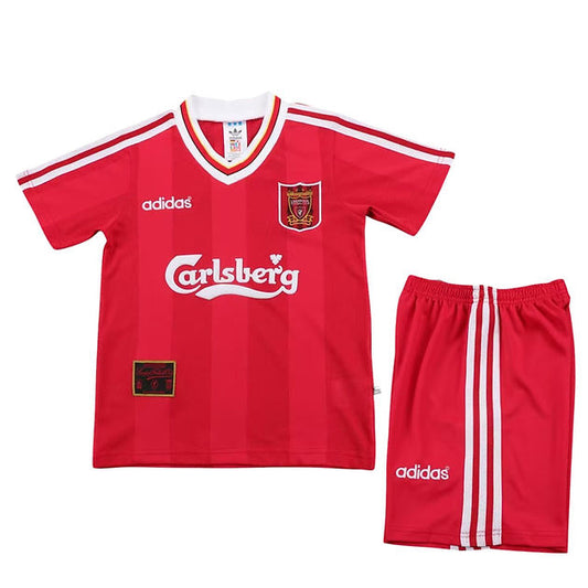 Retro Liverpool Home Kids Kit 1996/1997 - Retro Shirt Stories