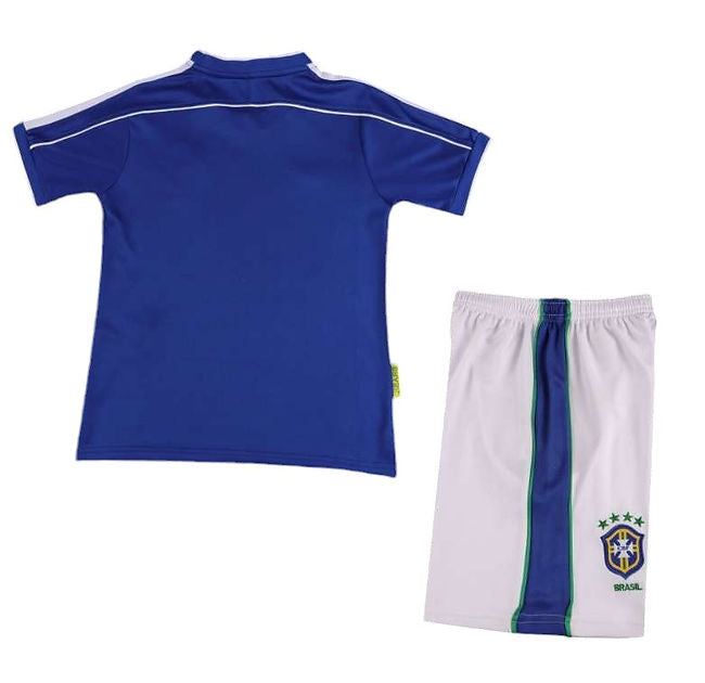 Retro Brazil Away Kids Kit 1998 - Retro Shirt Stories