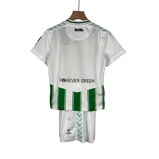 Real Betis Home Kids Kit 2023/2024 - Retro Shirt Stories