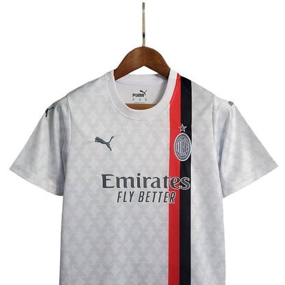 AC Milan Away Kids Kit 2023/2024 - Retro Shirt Stories