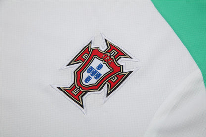 Portugal 2024 Kids Training Kit White - Retro Shirt Stories