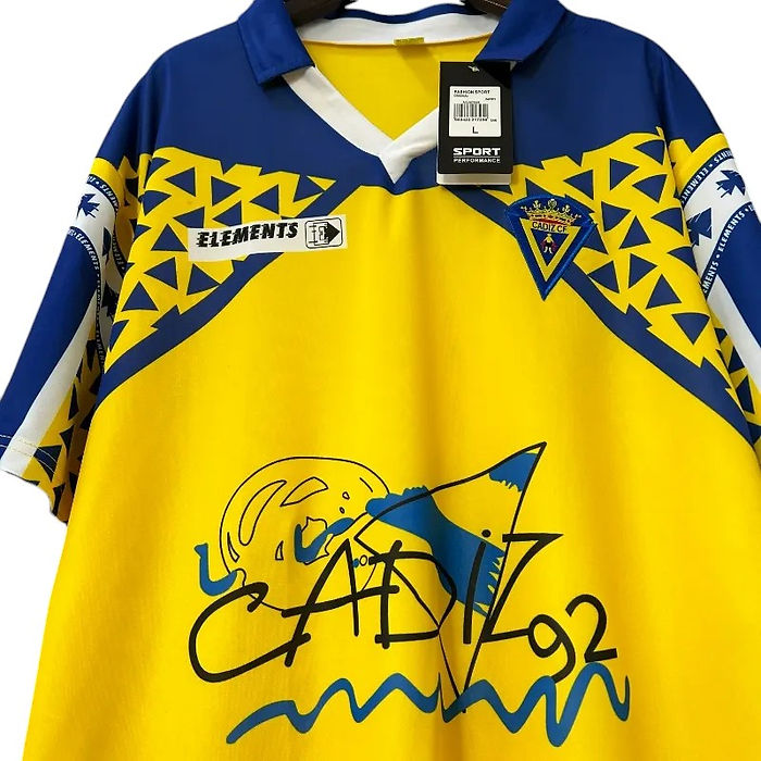 Retro Cadiz Home Shirt 1991/1992 - Retro Shirt Stories