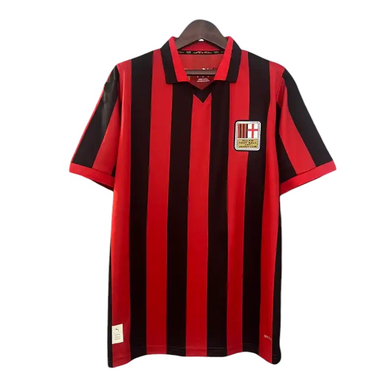 AC Milan Home Shirt 125th Anniversary edition - Retro Shirt Stories