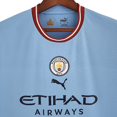 Manchester City Home Shirt 2022/2023 - Retro Shirt Stories