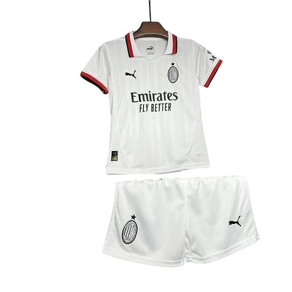 AC Milan Away Kids Kit 2024/2025 - Retro Shirt Stories