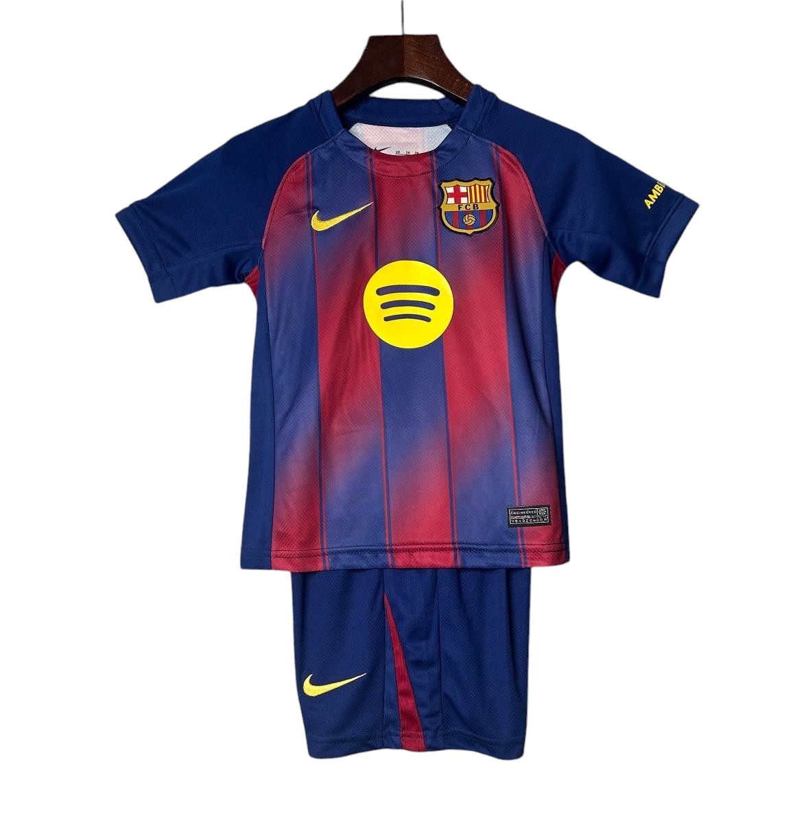 Barcelona Home Kids Kit 2025/2026 - Retro Shirt Stories