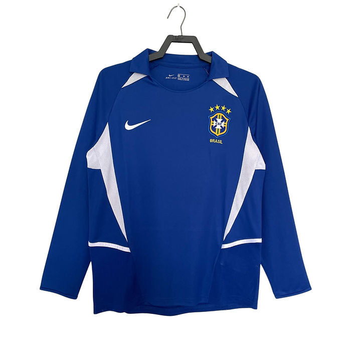 Retro Brazil LS Away Shirt 2002 - Retro Shirt Stories