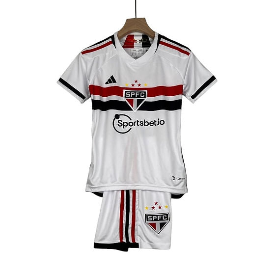 Sao Paulo Home Kids Kit 2023/2024 - Retro Shirt Stories