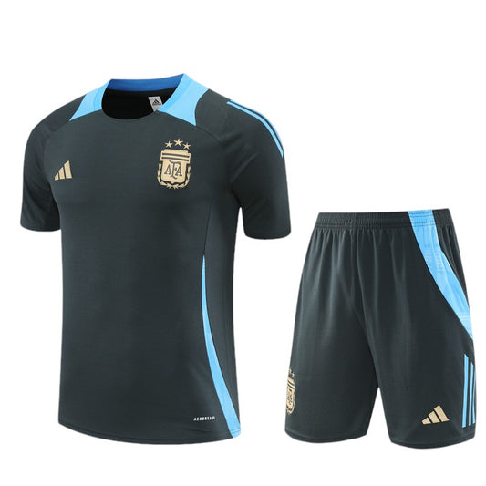 Argentina 2024 Kids Training Kit Black - Retro Shirt Stories