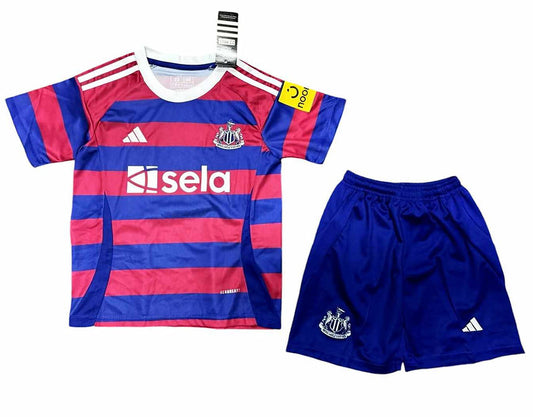 Newcastle Away Kids Kit 2024/2025 - Retro Shirt Stories