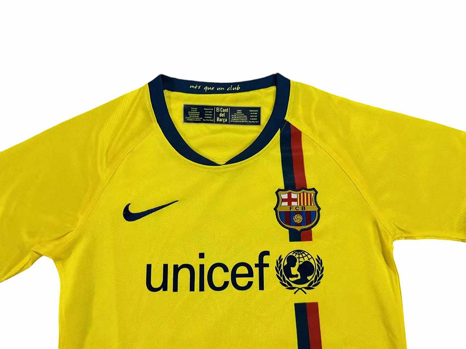 Retro Barcelona Away Kids Kit 2008/2009 - Retro Shirt Stories